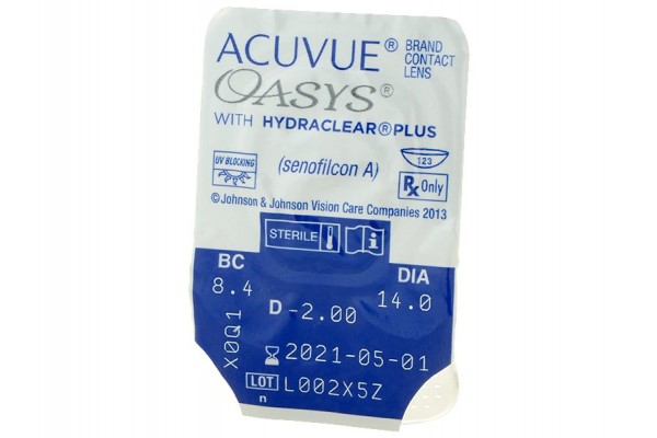 Acuvue Oasys Μυωπίας Υπερμετρωπίας Δεκαπενθήμεροι (24 φακοί)