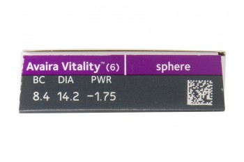 Avaira Vitality Μυωπίας Υπερμετρωπίας Μηνιαίοι (6 φακοί)